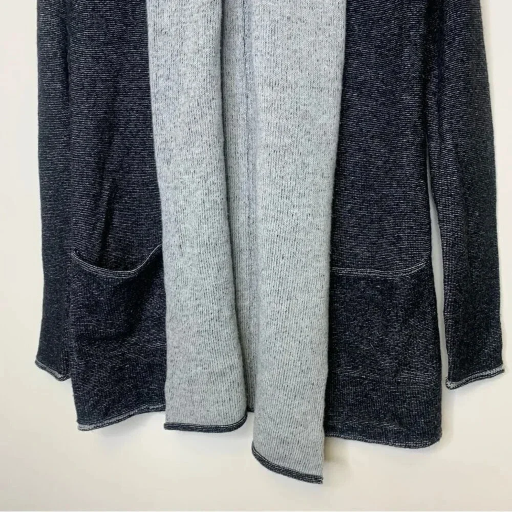 Aritzia Babaton Dark Grey Wool Cashmere Blend Open Front Cardigan Size XS
